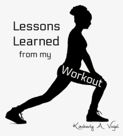 I Learned From My Workout - Silhouette, HD Png Download, Transparent PNG