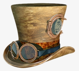 #hat Steampunk - Steampunk Top Hat Clipart, HD Png Download, Transparent PNG