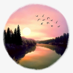 Transparent Sunset Clipart Png - Reflection, Png Download, Transparent PNG