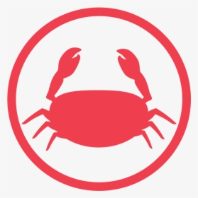 Crustacens Allergy Red Icon - Allergy Shellfish Icon, HD Png Download, Transparent PNG