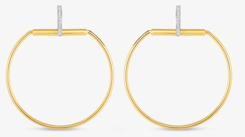 18kt Gold Earrings With Diamonds - Earrings, HD Png Download, Transparent PNG