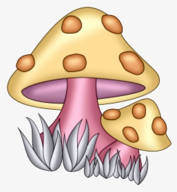 Mushrooms Mushroom Crafts, Mushroom Art, Summer Painting, - Mushroom Clipart High Resolution, HD Png Download, Transparent PNG