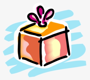 Vector Illustration Of Gift Wrapped Birthday, Anniversary,, HD Png Download, Transparent PNG