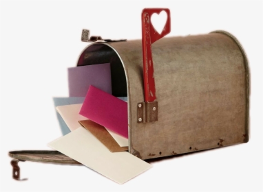 #love #letters #vintage #loveletters #mailbox #heart - Vintage Mail Box Transparent, HD Png Download, Transparent PNG