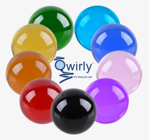 Qwirly Multipurpose Glass Gazing Ball - Glass Plastic Toy Ball, HD Png Download, Transparent PNG