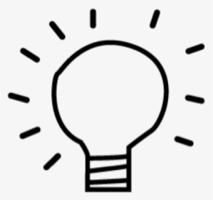 Idea Clipart Foco - Light Bulb Doodle Transparent, HD Png Download, Transparent PNG