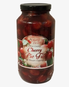 Cherry De-lite Pie Fill & Dessert Topping - Glass Bottle, HD Png Download, Transparent PNG