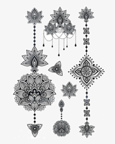 Pin By Teamonster On - Feminine Back Mandala Tattoo, HD Png Download, Transparent PNG
