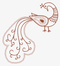 Mehndi Tattoo Peacock Transprent - Mehndi Patterns, HD Png Download, Transparent PNG
