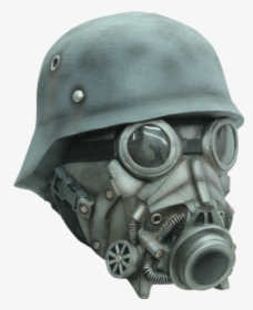 Chemical Warfare Mask - German Soldier Helmet Ww2, HD Png Download, Transparent PNG