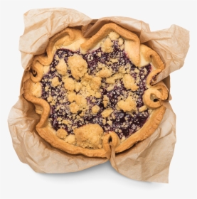 Handy Handcrafted Cherry Crumble Pie , Png Download - Blueberry Pie, Transparent Png, Transparent PNG
