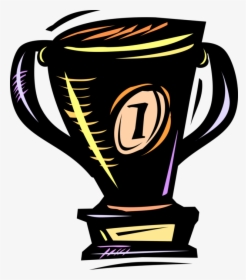 Vector Illustration Of Winner S Trophy Cup Prize Award - Illustration, HD Png Download, Transparent PNG