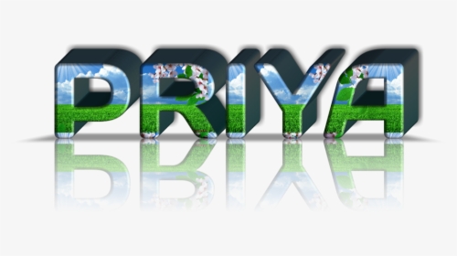 Priya Name Logo 3d, HD Png Download, Transparent PNG