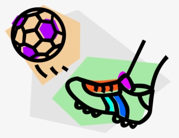 Transparent Soccer Ball And Cleats Clipart - Cartoon Football Boot, HD Png Download, Transparent PNG