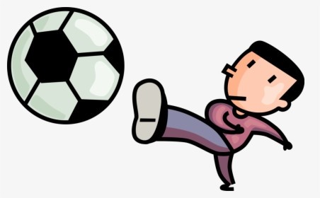 Vector Illustration Of Sport Of Soccer Football Player, HD Png Download, Transparent PNG
