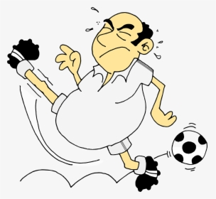 Soccer, Ball, Football, Player, Kicking, Man, Hobby - Can T Play Soccer, HD Png Download, Transparent PNG