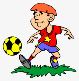 Boy,play,ball - Clip Art Of Sport, HD Png Download, Transparent PNG