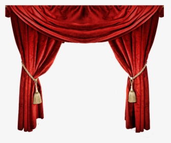 Drapes - Stage Red Velvet Curtains, HD Png Download, Transparent PNG