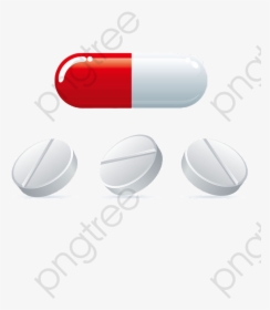 Pills Clipart Tablet - Vector, HD Png Download, Transparent PNG