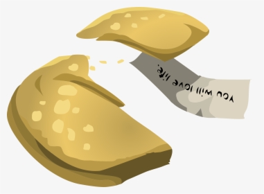 Open Fortune Cookie Clip Arts - Fortune Cookie, HD Png Download, Transparent PNG