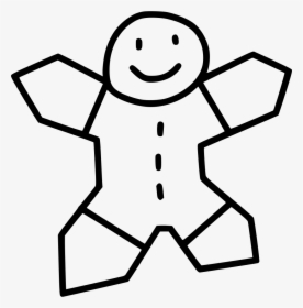 Cookie - Gingerbread Man, HD Png Download, Transparent PNG