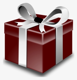 Holiday Box Png - Wrapped Gift Clipart, Transparent Png, Transparent PNG