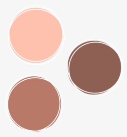 #color #colorpallete #brown #colors #circles #aesthetic - Eye Shadow, HD Png Download, Transparent PNG