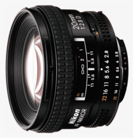 Nikon 20mm F2 8d Af Nikkor Lens, HD Png Download, Transparent PNG