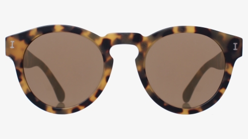 Leonard Matte Tortoise With Gold Mirrored Lenses Front - Close-up, HD Png Download, Transparent PNG