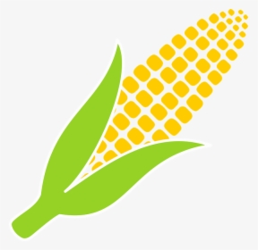 Corn, Yellow, Food, Agriculture, Vegetables, Harvest - Corn Vector Black And White Png, Transparent Png, Transparent PNG