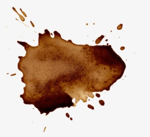 Coffe Stain Png - Cartoon Coffee Spill Png, Transparent Png, Transparent PNG