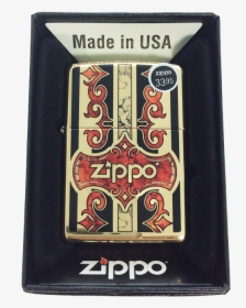 Zippo Brass Red Black Fusion - Zippo Pulp Fiction Lighter, HD Png Download, Transparent PNG