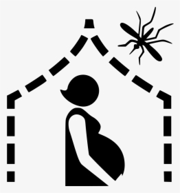 Mosquito Net Pregant Woman - Mosquito Net Icon Png, Transparent Png, Transparent PNG