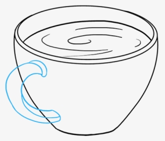 Clip Art Coffee Cup Drawing - Cup Drawing, HD Png Download, Transparent PNG