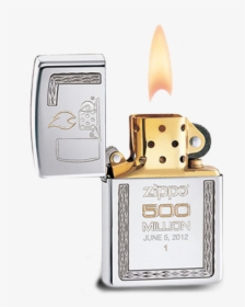 Zippo Lighter Lit Transparent Png, Png Download, Transparent PNG