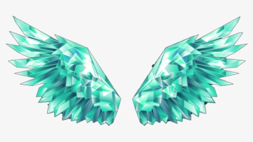 #green #blue #crystal #wings #greenwings #green Wings - Crystal Ice Wings, HD Png Download, Transparent PNG