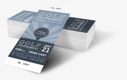 Golf Tournament Ticket Template Preview - Box, HD Png Download, Transparent PNG