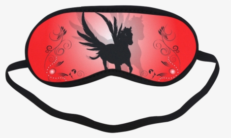 Pegasus Silhouette Sleeping Mask - Eye Mask With Googly Eyes, HD Png Download, Transparent PNG