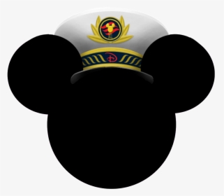 Captain Hat Mickey Head Photo Capthatmh Pngcaptain - Badge, Transparent Png, Transparent PNG