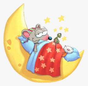 Toopy & Binoo Napping On The Moon - Toopy And Binoo Moon, HD Png Download, Transparent PNG
