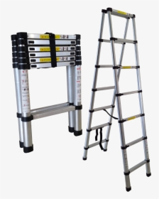 Good Quality Electrician Fiberglass Ladder - Двойна Алуминиева Телескопична Стълба, HD Png Download, Transparent PNG