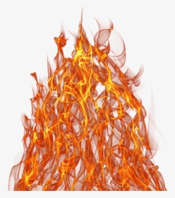 Animated Realistic Fire With Smoke On Transparent Background - Flame Png, Png Download, Transparent PNG