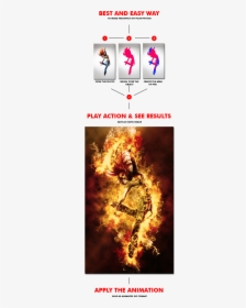 Gif Animated Fire Photoshop Action - Gif Animated Fire Photoshop Action Psdkeys, HD Png Download, Transparent PNG