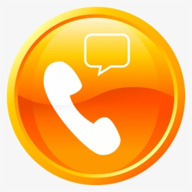 Phone Orange Clip Art - Symbole Telefon E Mail Adresse Png Orange, Transparent Png, Transparent PNG