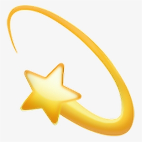 Star Emoji Emojisticker Sticker Nona Png Png Clipart - Apple Shooting Star Emoji, Transparent Png, Transparent PNG