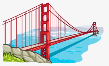 San Francisco Bridge Clipart, HD Png Download, Transparent PNG