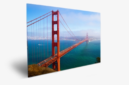 Famous Golden Gate Bridge - Golden Gate Bridge, HD Png Download, Transparent PNG