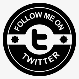 Follow Me On Twitter Social Badge - Follow Me On Twitter Logo, HD Png Download, Transparent PNG