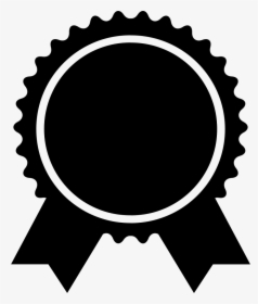 Award Badge Of Circular Shape With Ribbon Tails - Icon, HD Png Download, Transparent PNG
