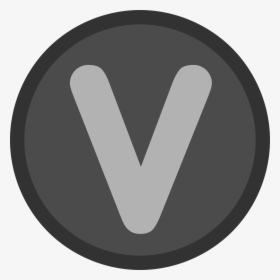 Volunteer Logo Voluntary Logo Letter V In A Circle - Poze Cu Initiala V, HD Png Download, Transparent PNG